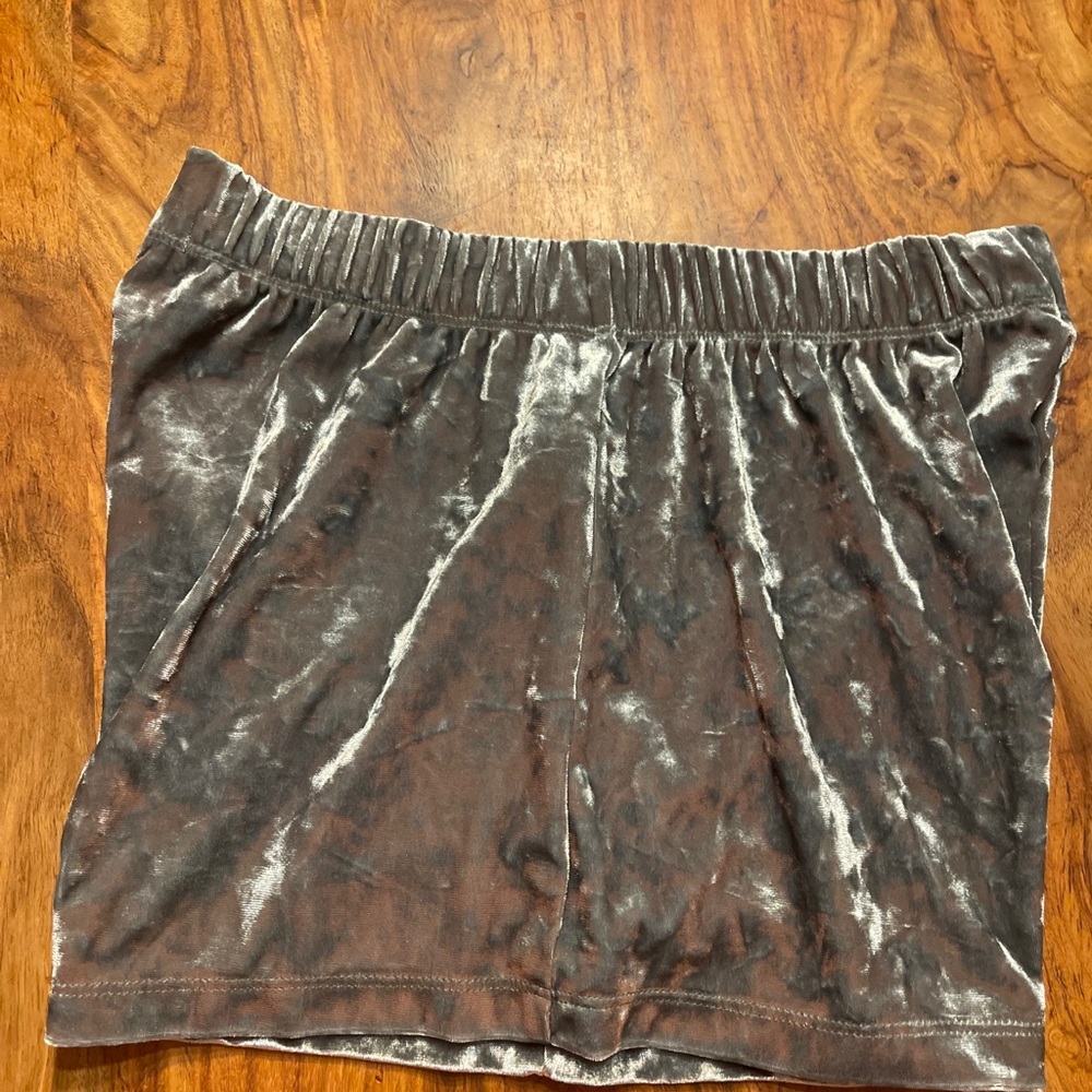 Forever 21 Olive Green Velvet Shorts NWT